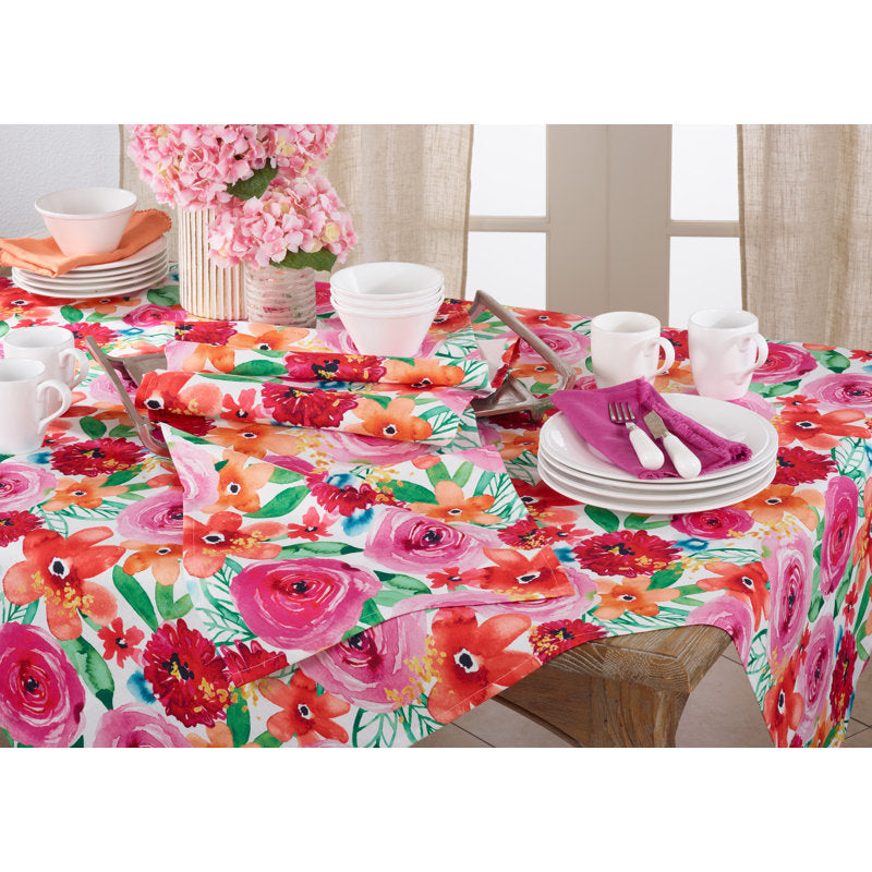 Alyshia Santa Monica Floral Print Tablecloth
