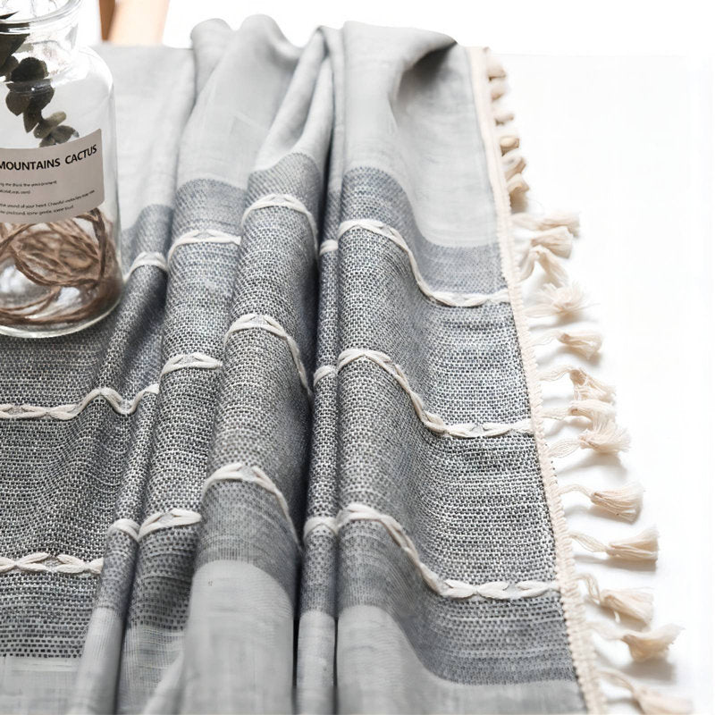 Byrge Striped Cotton Blend