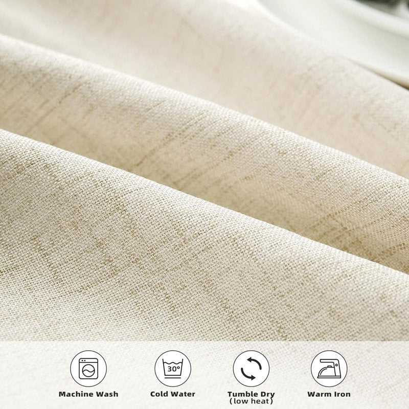 Cooledge Rectangle Solid Linen Textured